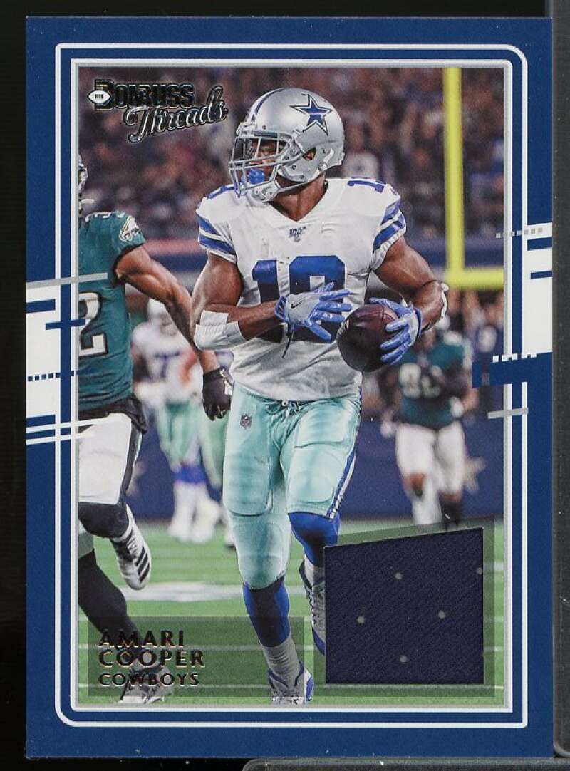 Amari Cooper Card 2020 Donruss Threads Blue #28  Image 1