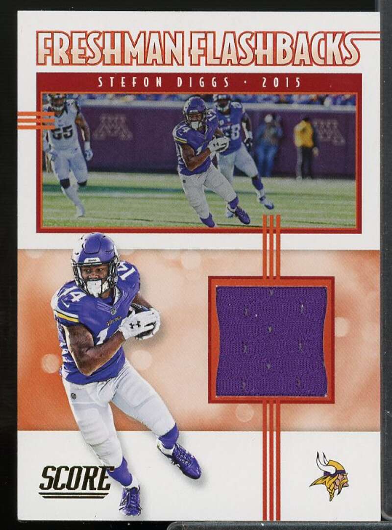 Stefon Diggs Card 2020 Score Freshman Flashbacks Jerseys #12  Image 1