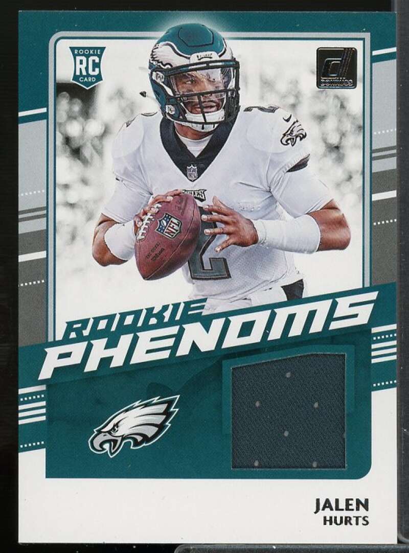 Jalen Hurts Card 2020 Donruss Optic Rookie Phenoms Jerseys #rp-jh  Image 1