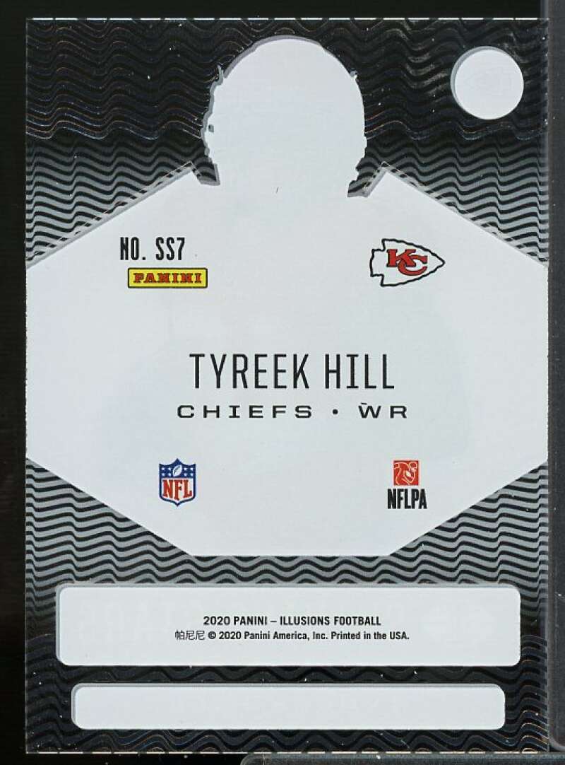 Tyreek Hill Card 2020 Panini Illusions Shining Stars #7  Image 2