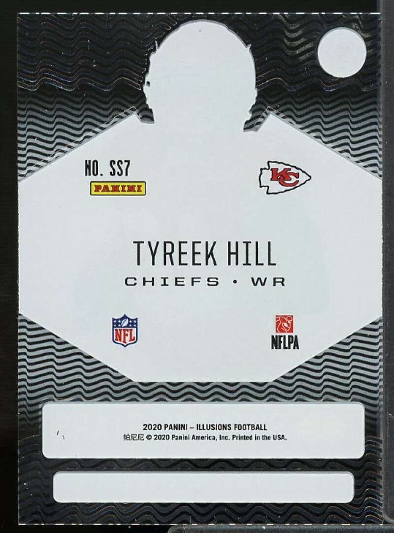 Tyreek Hill Card 2020 Panini Illusions Shining Stars #7  Image 2