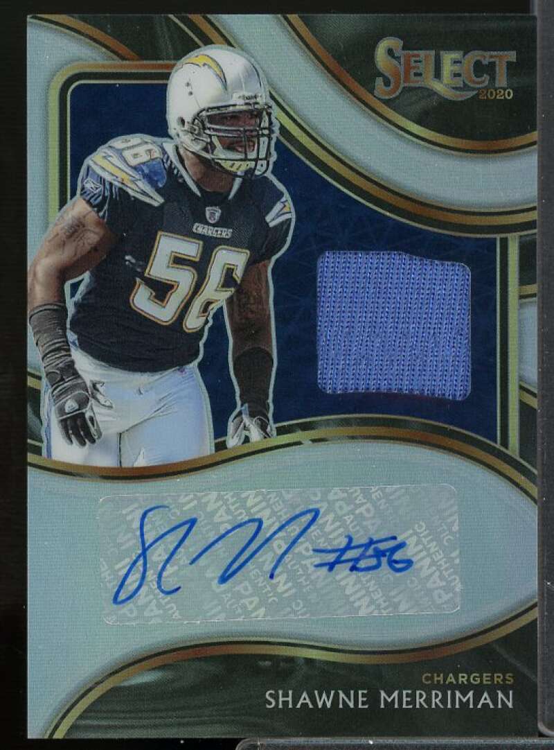 Shawne Merriman Card 2020 Select Signature Memorabilia Prizm #22  Image 1