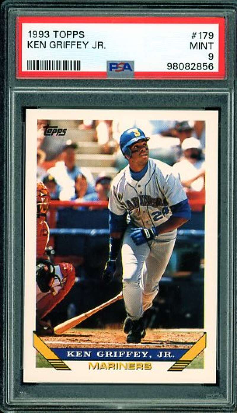 Ken Griffey Jr. Card 1993 Topps #179 PSA 9 Image 1