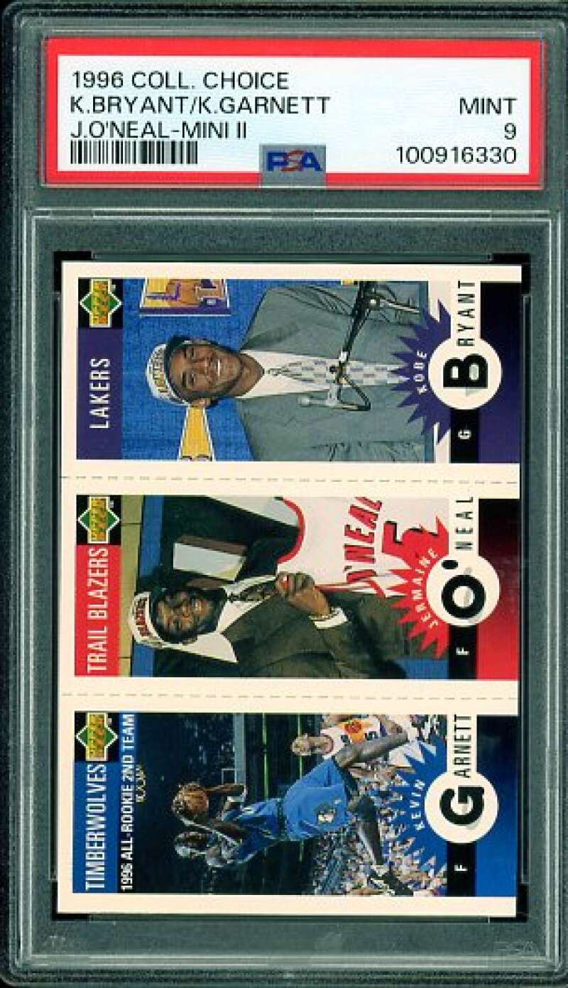 Kobe Bryant Rookie Card 1996-97 Coll. Choice Mini II #nno PSA 9 Image 1