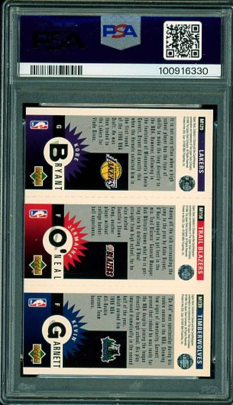 Kobe Bryant Rookie Card 1996-97 Coll. Choice Mini II #nno PSA 9 Image 2