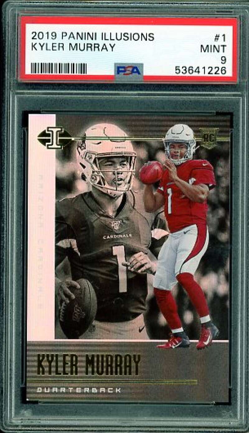 Kyler Murray Rookie Card 2019 Panini Illusions #1 PSA 9 Image 1