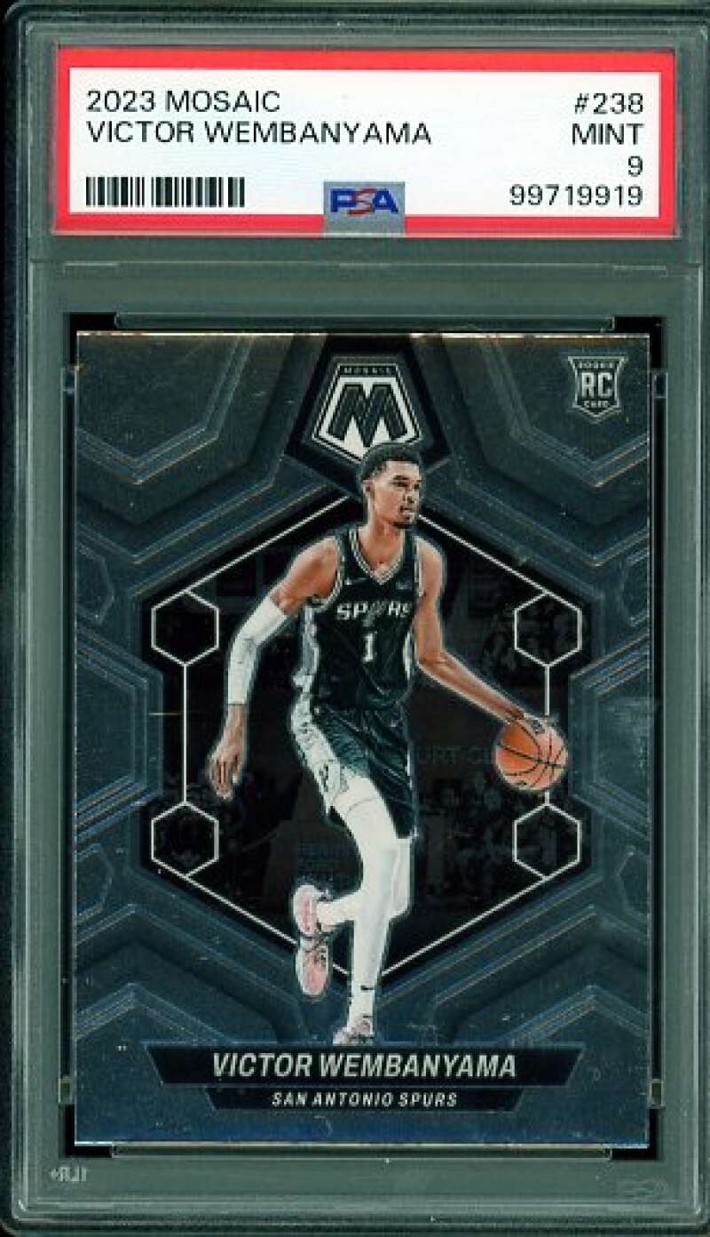 Victor Wembanyama Rookie Card 2023-24 Mosaic #238 PSA 9 Image 1