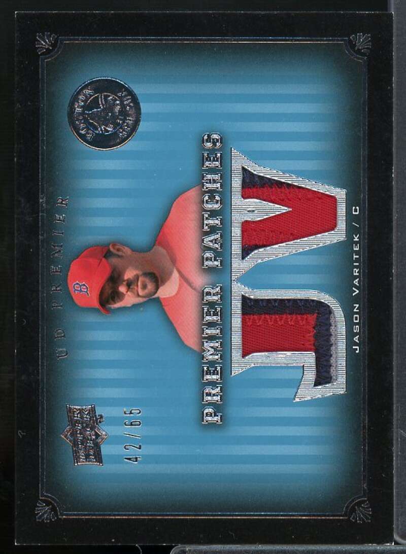 Jason Varitek Card 2008 Upper Deck Premier Patches #JV  Image 1