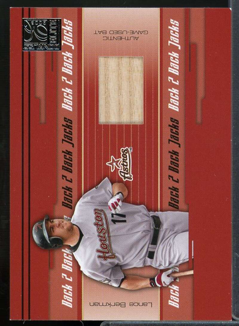 Lance Berkman Card 2005 Donruss Elite Back 2 Back Jacks #19  Image 1