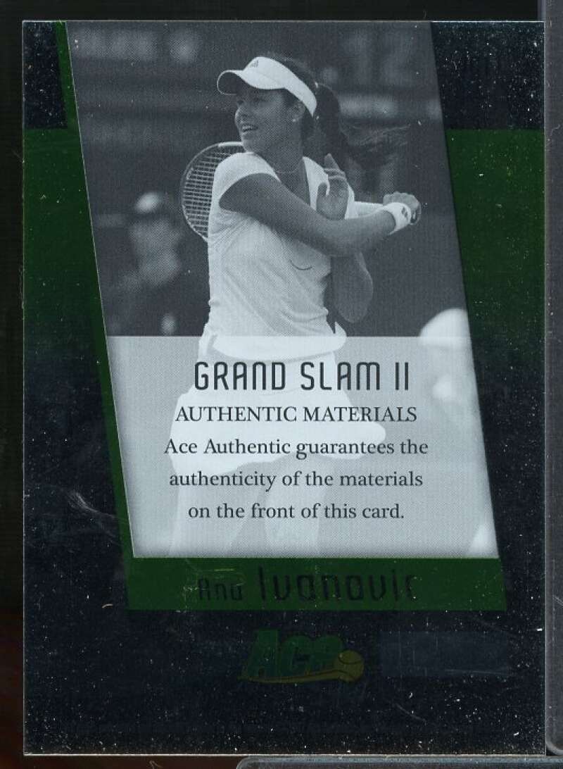Ana Ivanovic Card 2008 Ace Authentic Grand Slam Jerseys Bronze #JC11  Image 2