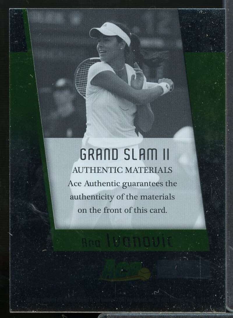 Ana Ivanovic Card 2008 Ace Authentic Grand Slam Jerseys Bronze #JC11  Image 2