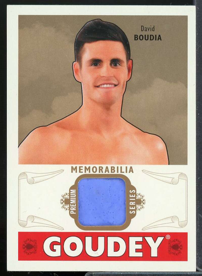 David Boudia A Card 2016 Upper Deck Goodwin Champions Goudey Memorabilia #GMDB  Image 1