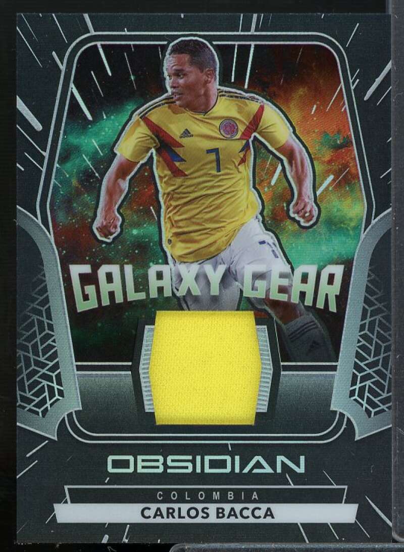 Carlos Bacca Card 2020-21 Panini Obsidian Galaxy Gear Materials #2  Image 1
