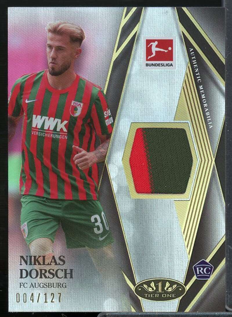 Niklas Dorsch Card 2021-22 Topps Tier One Bundesliga Relics #TORND  Image 1