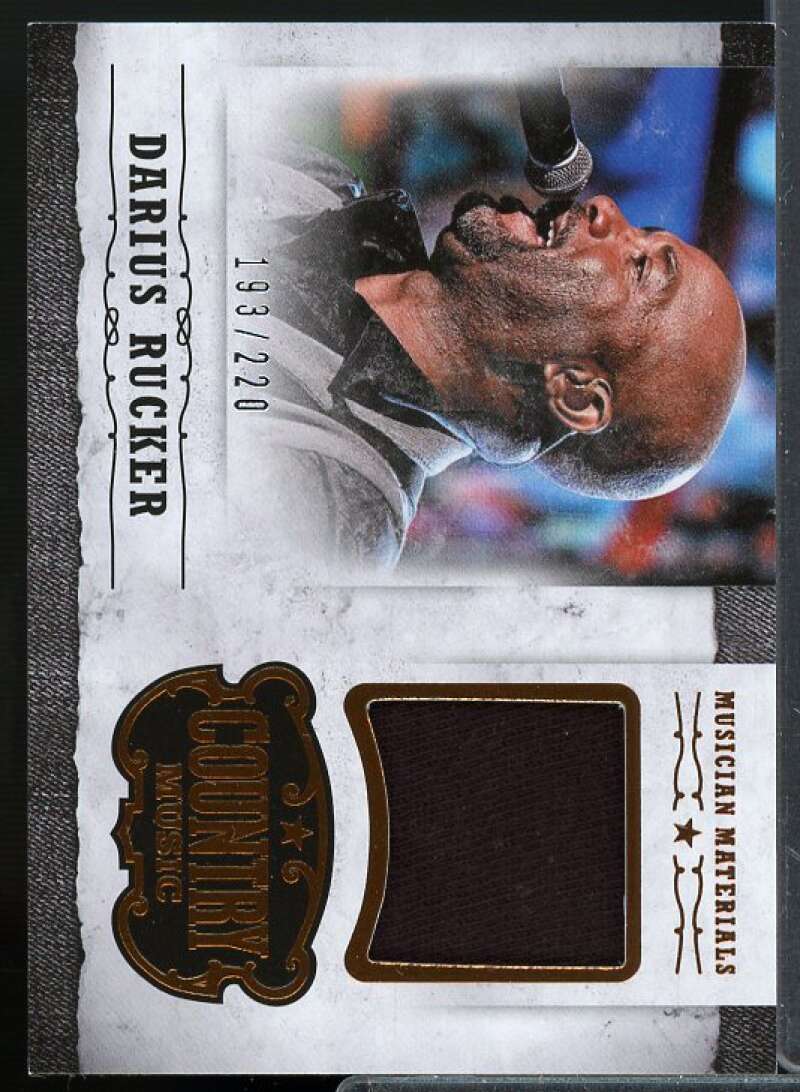 Darius Rucker Card 2015 Panini Country Music Musician Materials #7  Image 1