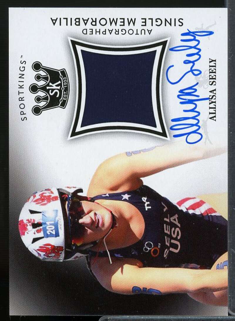 Allysa Seely Card 2018 Sportkings Autograph Memorabilia #AMAS  Image 1