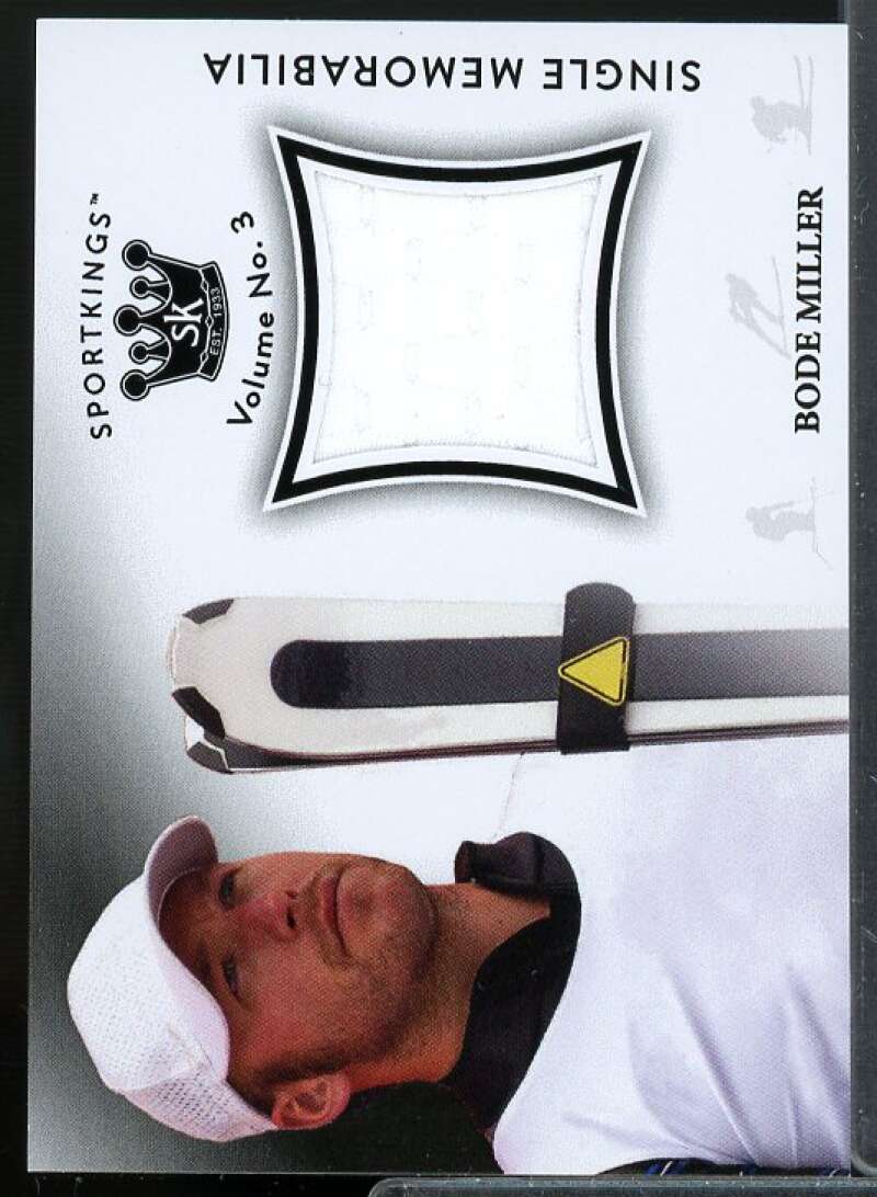 Bode Miller Card 2022 Sportkings Volume 3 Memorabilia #SMBM  Image 1