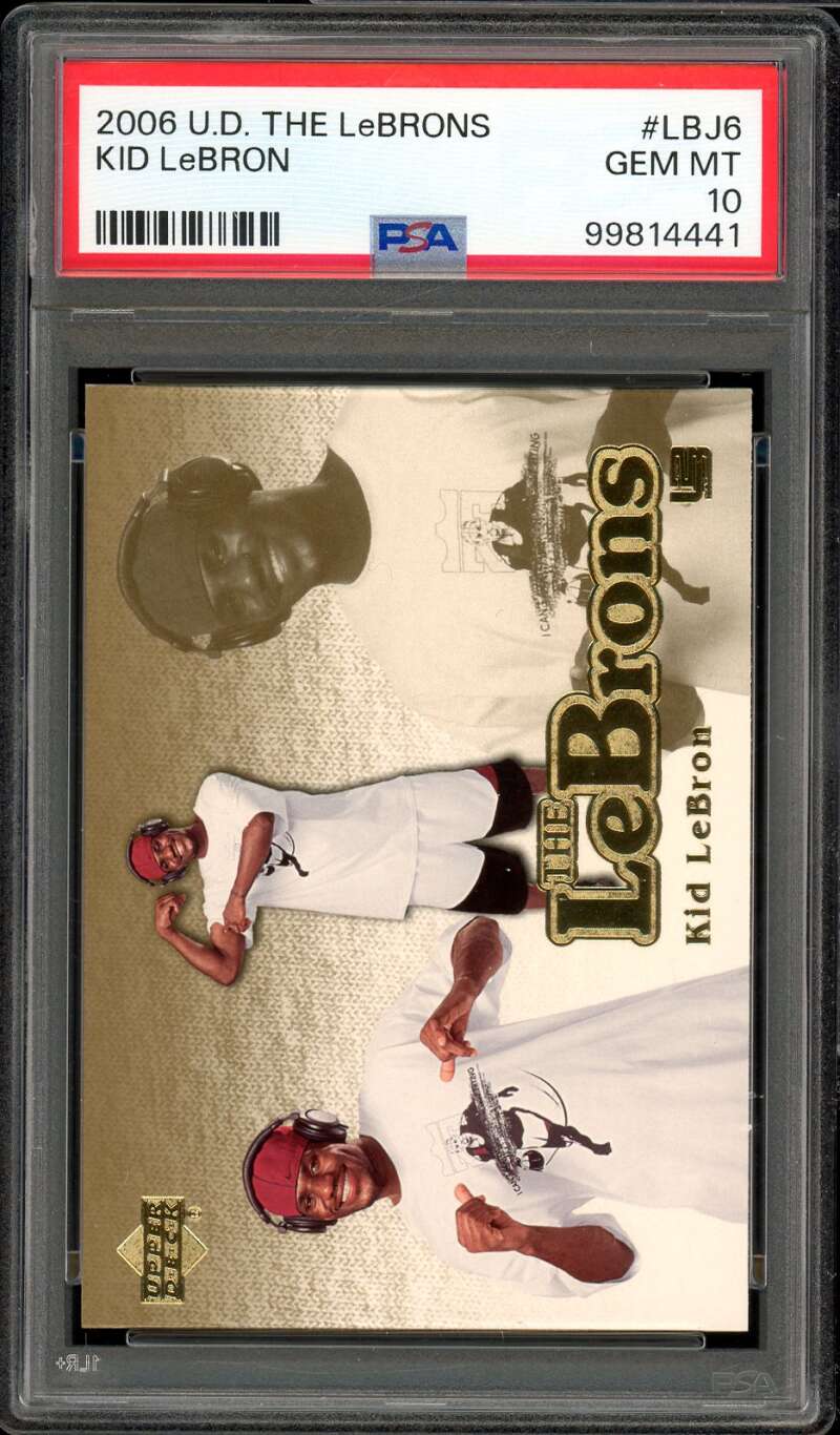 LeBron James Card 2006-07 U.D. The Lebrons (pop 7) #LBJ6 PSA 10 Image 1