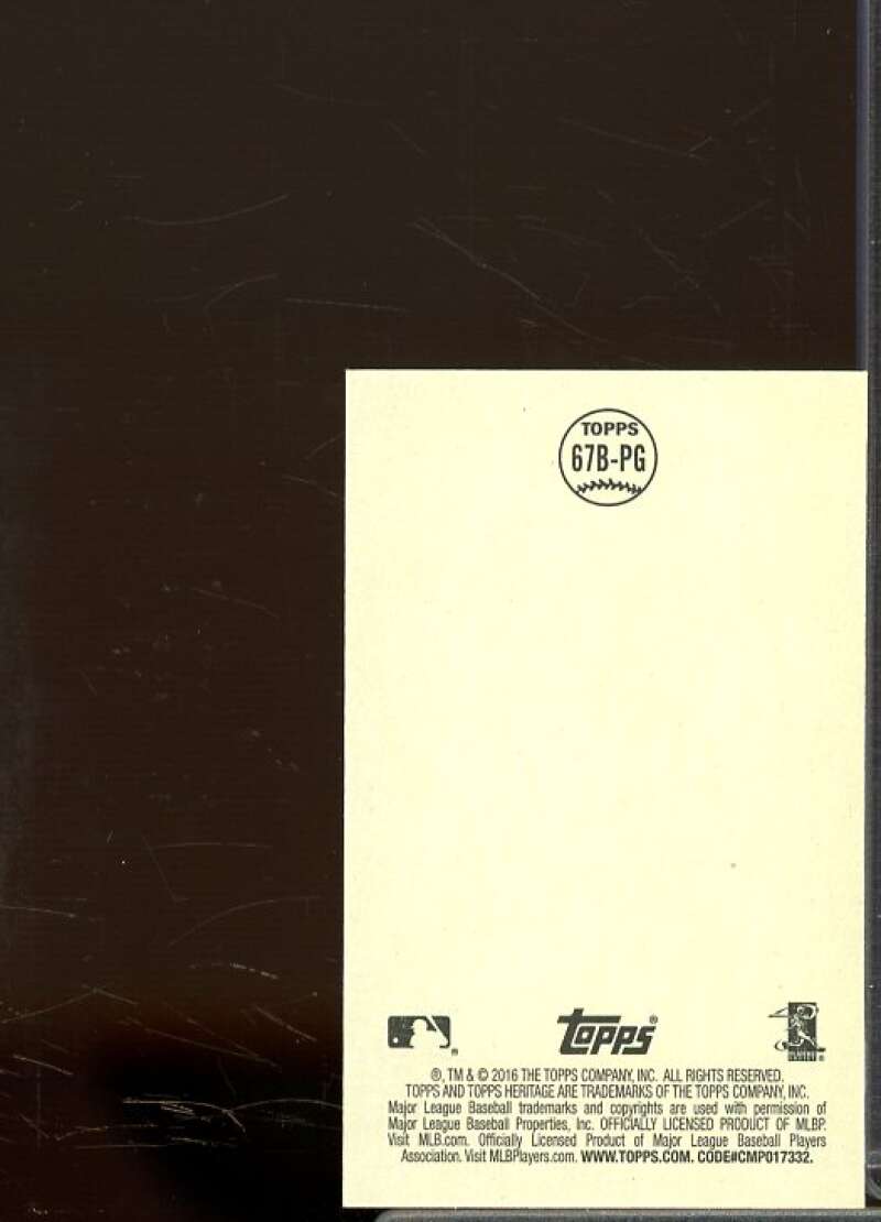 Paul Goldschmidt Card 2016 Topps Heritage Bazooka #67BPG  Image 2