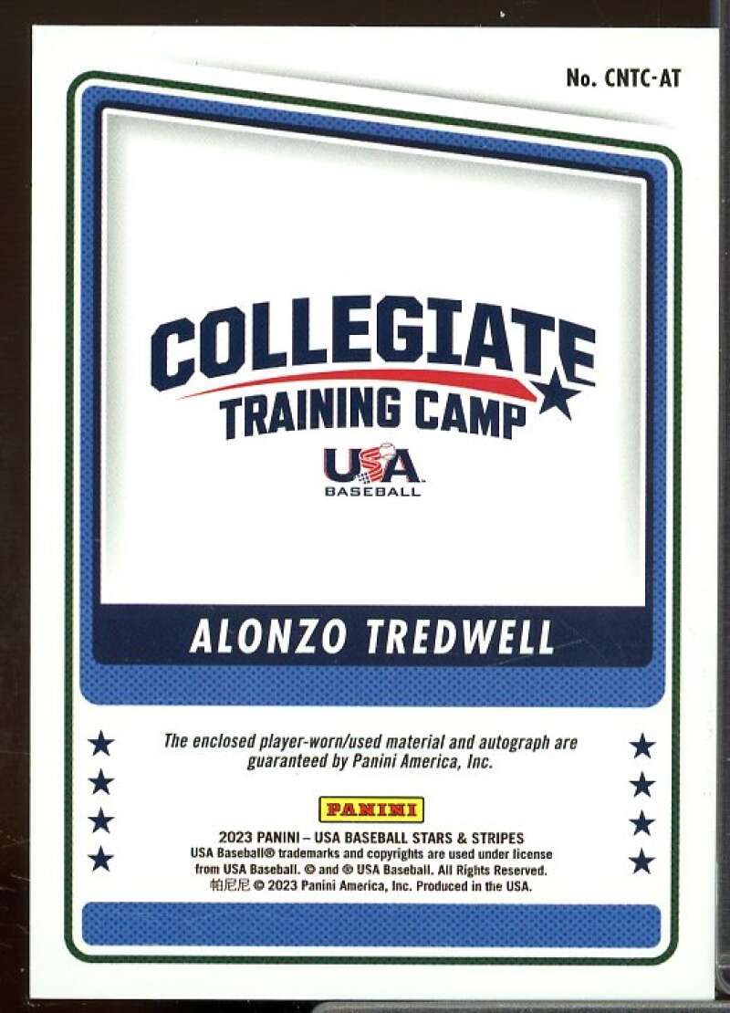 A. Tredwell 2023 Star Stripes Collegiate National Team Training Camp AU JSY #21  Image 2