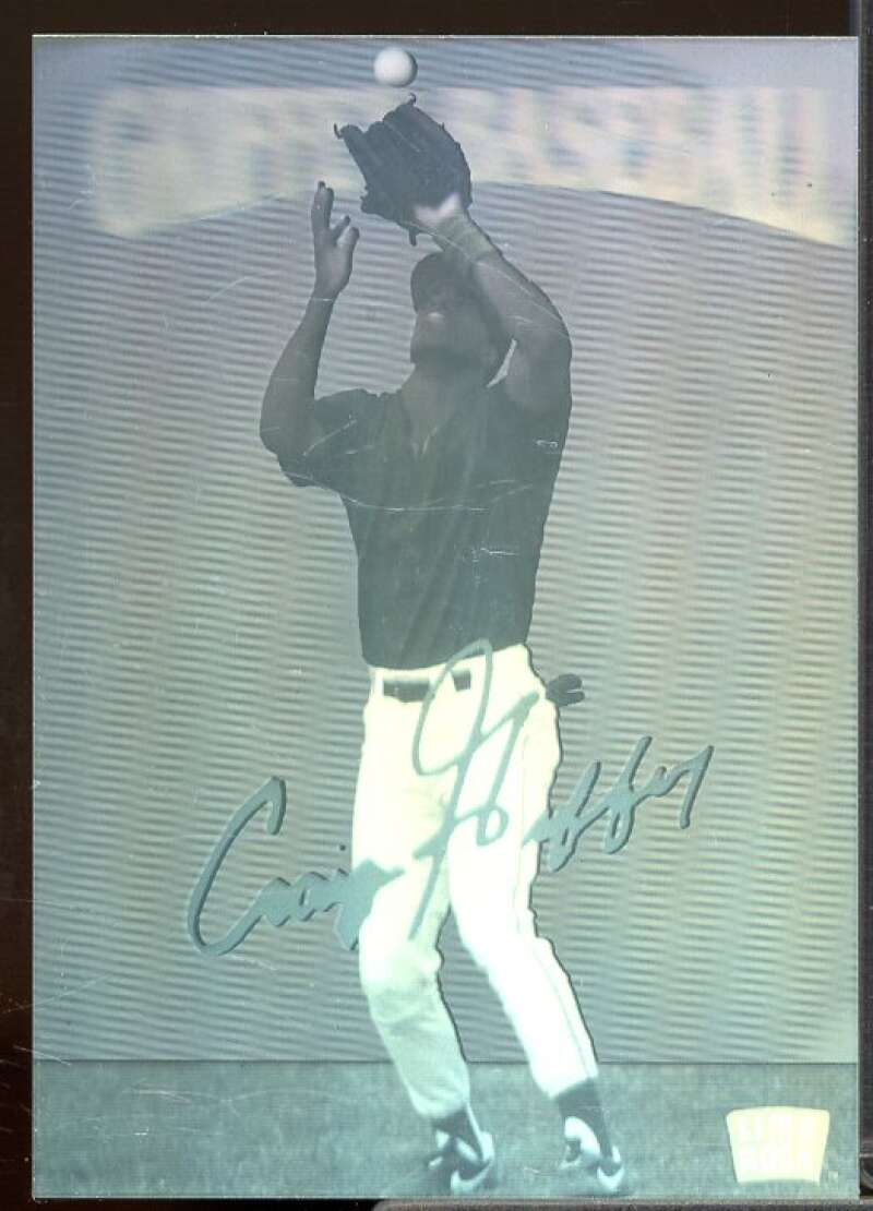 Ken Griffey Sr. Card 1992 Lime Rock Griffey Holograms #1  Image 1