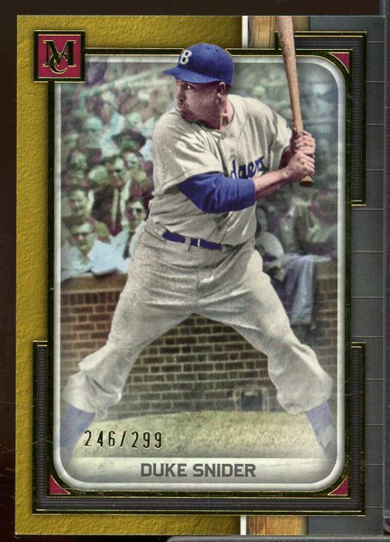Duke Snider Card 2023 Topps Museum Collection Gold #59  Image 1