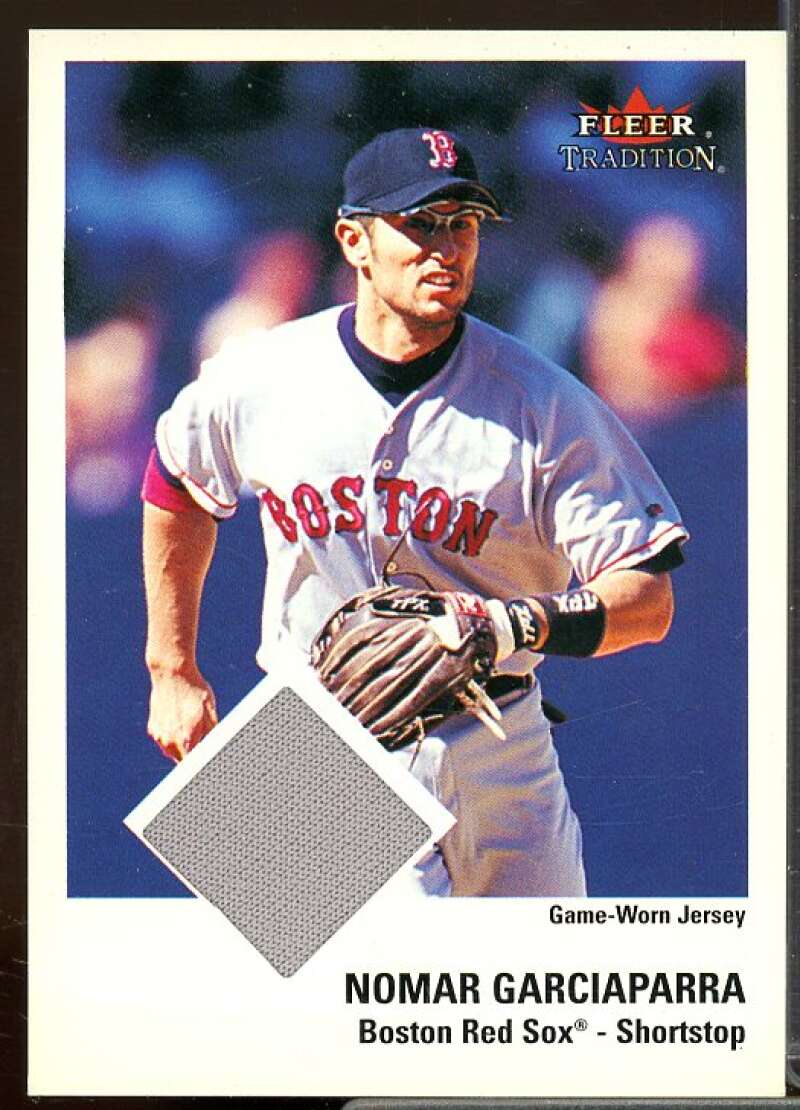N.Garciaparra Jsy SP Card 2003 Fleer Tradition Game Used #351  Image 1