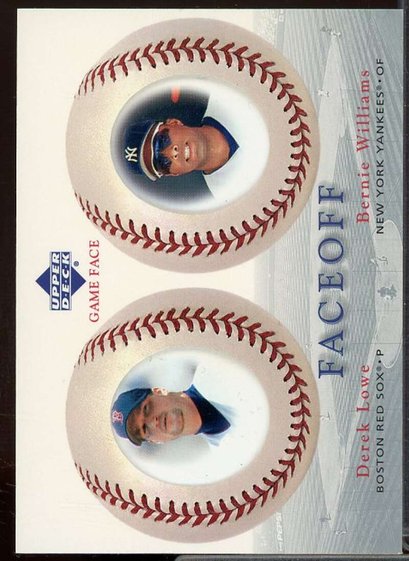 D.Lowe/B.Williams Card 2003 Upper Deck Game Face #189  Image 1