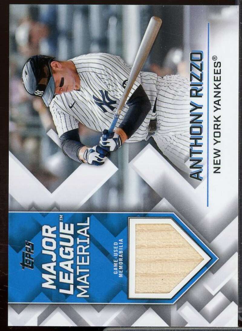 Anthony Rizzo Card 2022 Topps Major League Materials #MLMAR  Image 1