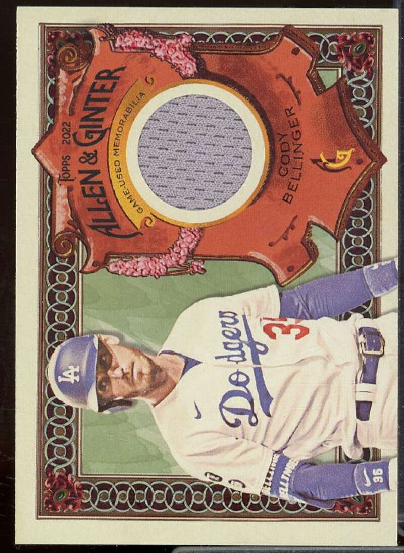Cody Bellinger Card 2022 Topps Allen and Ginter Relics #AGRACB  Image 1