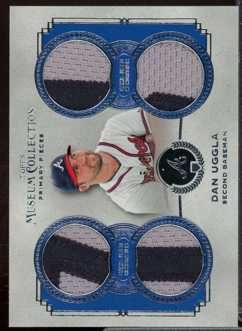 Dan Uggla Card 2013 Topps Museum Collection Primary Pieces Quad Patch #DU  Image 1