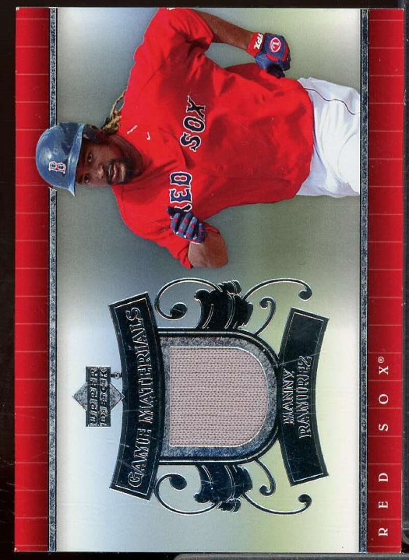 Manny Ramirez Card 2007 Upper Deck UD Game Materials #MR  Image 1
