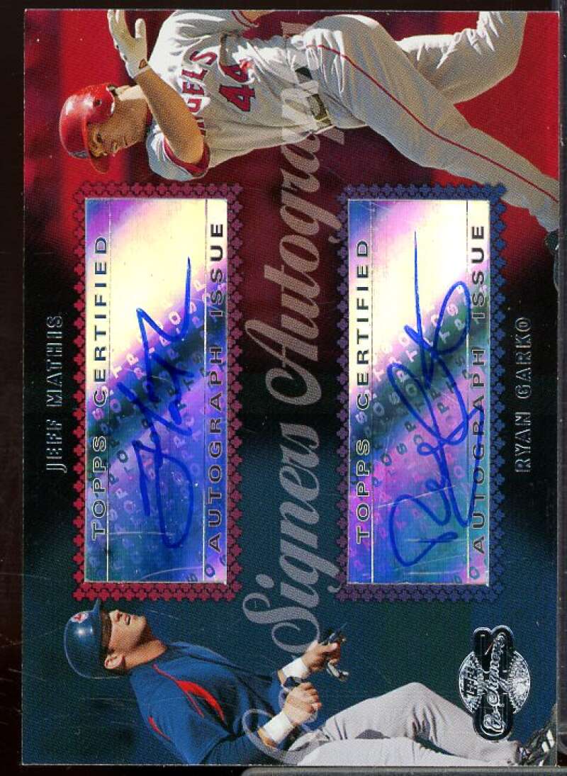 Jeff Mathis/Ryan Garko S Card 2006 Topps Co-Signers Dual Autographs #CS38  Image 1