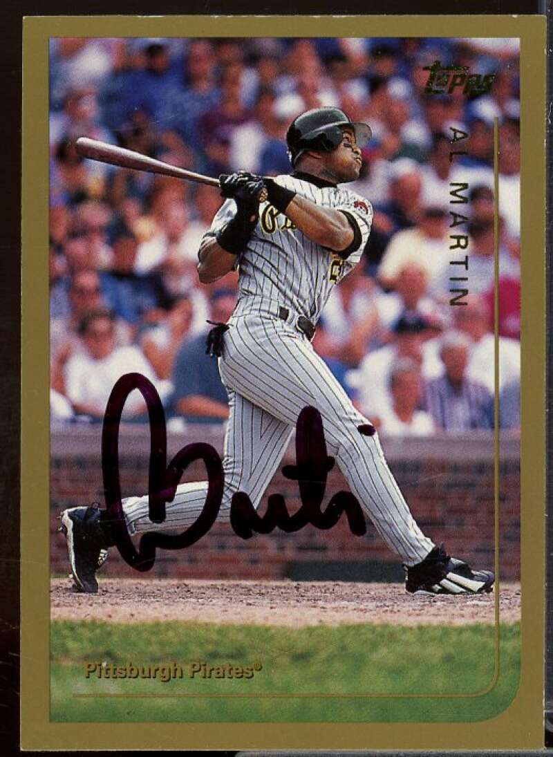 Al Martin In Person Autograph Card 1999 Topps #287  Image 1