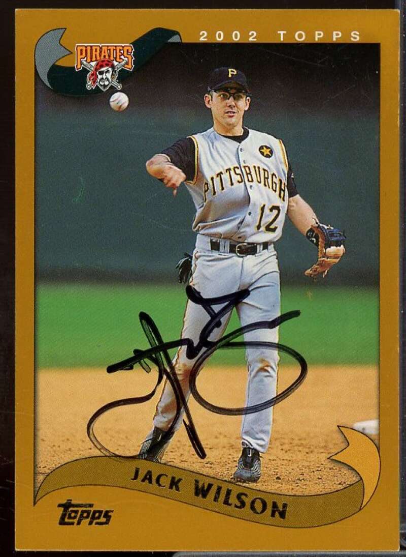 Jack Wilson In Person Autograph Card 2002 Topps #509  Image 1