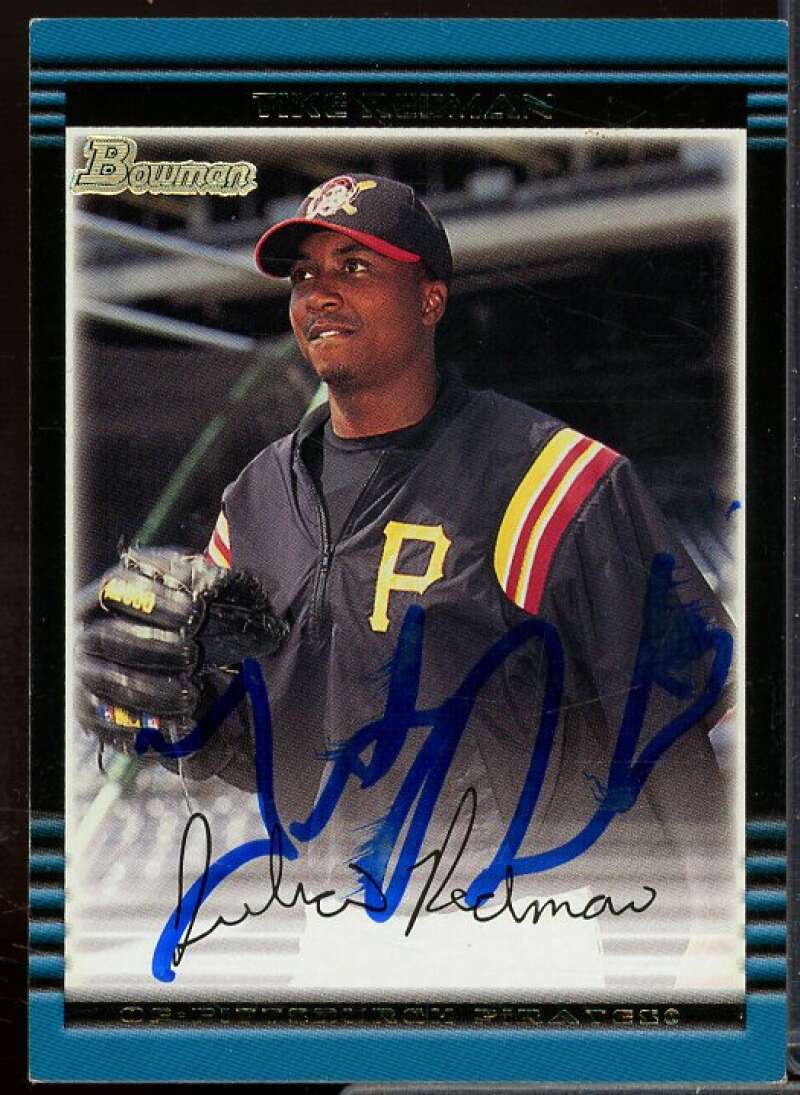 Tike Redman In Person Autograph Card 2002 Bowman #370  Image 1