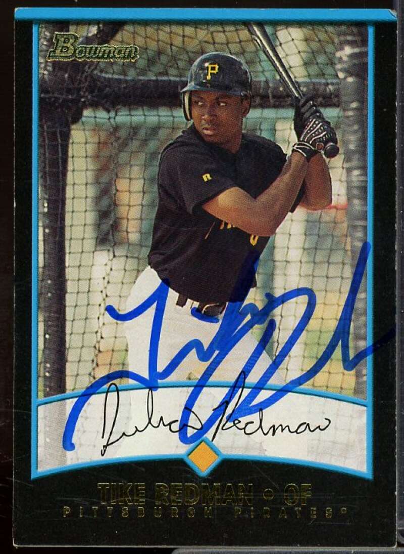 Tike Redman In Person Autograph Card 2001 Bowman #381  Image 1