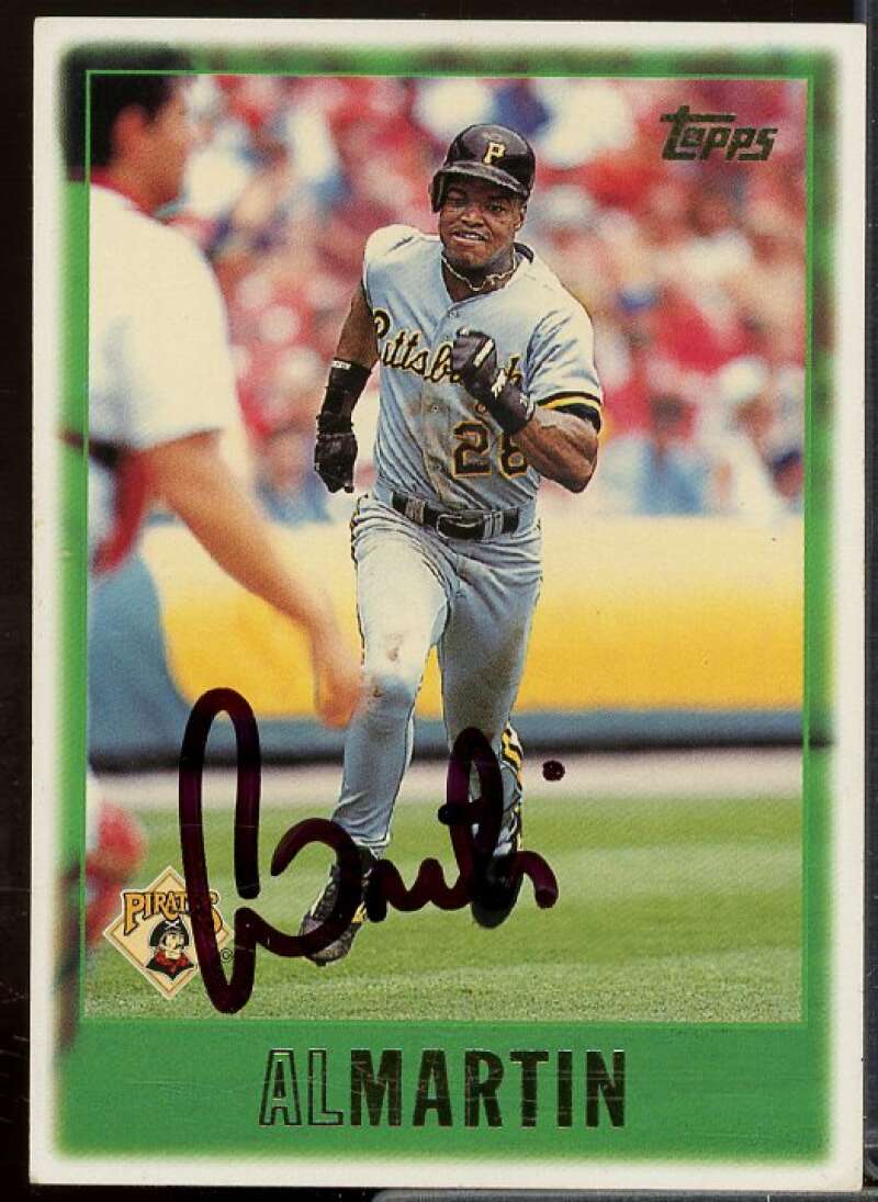 Al Martin In Person Autograph Card 1997 Topps #356  Image 1