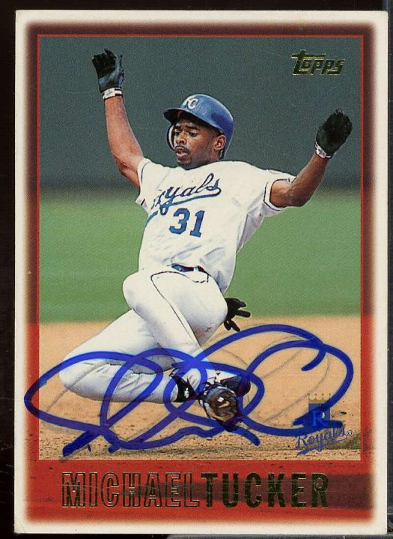 Michael Tucker In Person Autograph Card 1997 Topps #453  Image 1