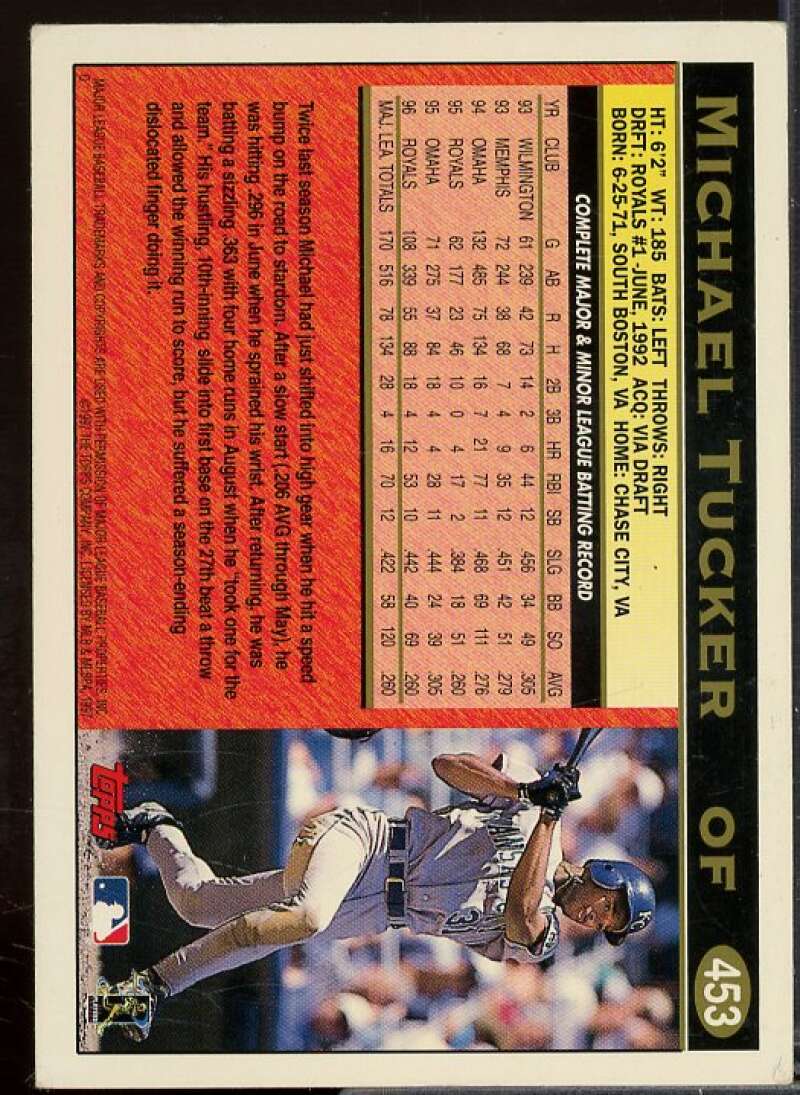 Michael Tucker In Person Autograph Card 1997 Topps #453  Image 2