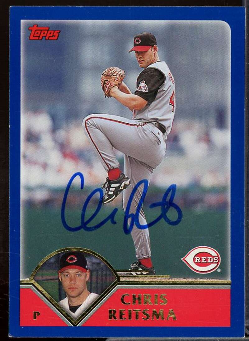 Chris Reitsma In Person Autograph Card 2003 Topps #135  Image 1