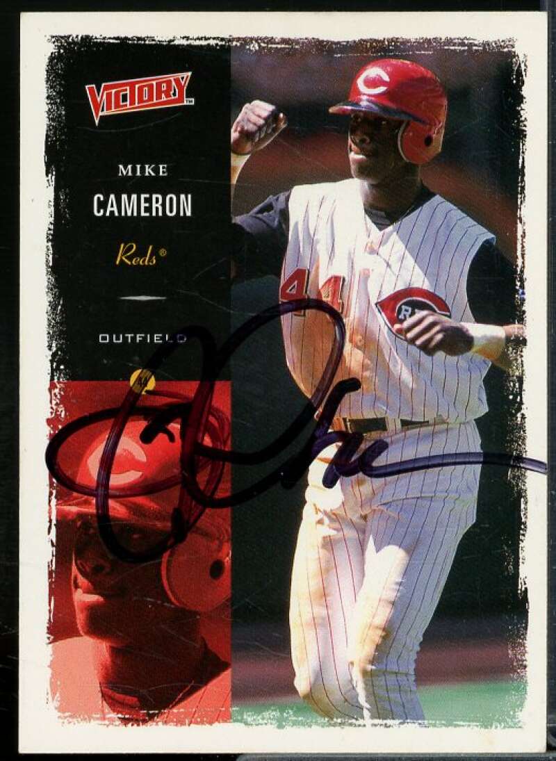 Mike Cameron In Person Autograph Card 2000 Upper Deck Victory #264  Image 1