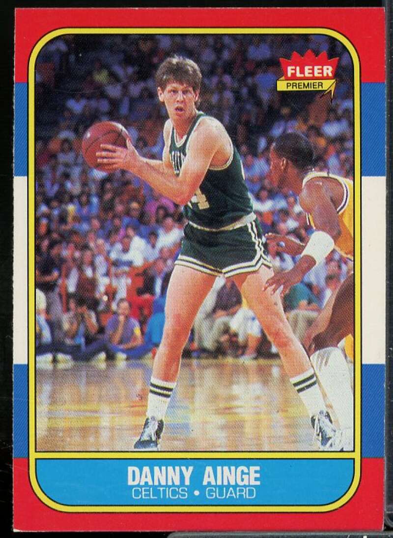 Danny Ainge Rookie Card 1986-87 Fleer #4  Image 1