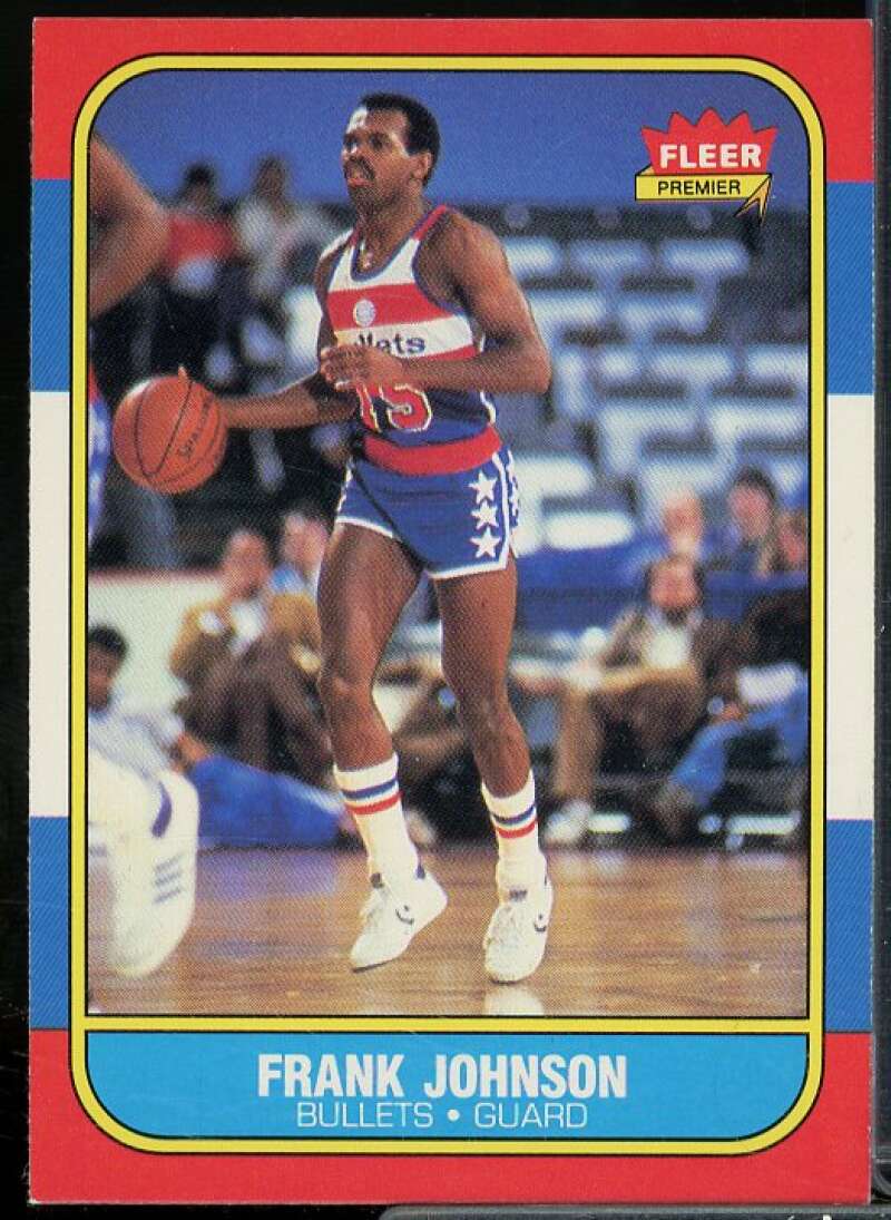 Frank Johnson Rookie Card 1986-87 Fleer #52  Image 1