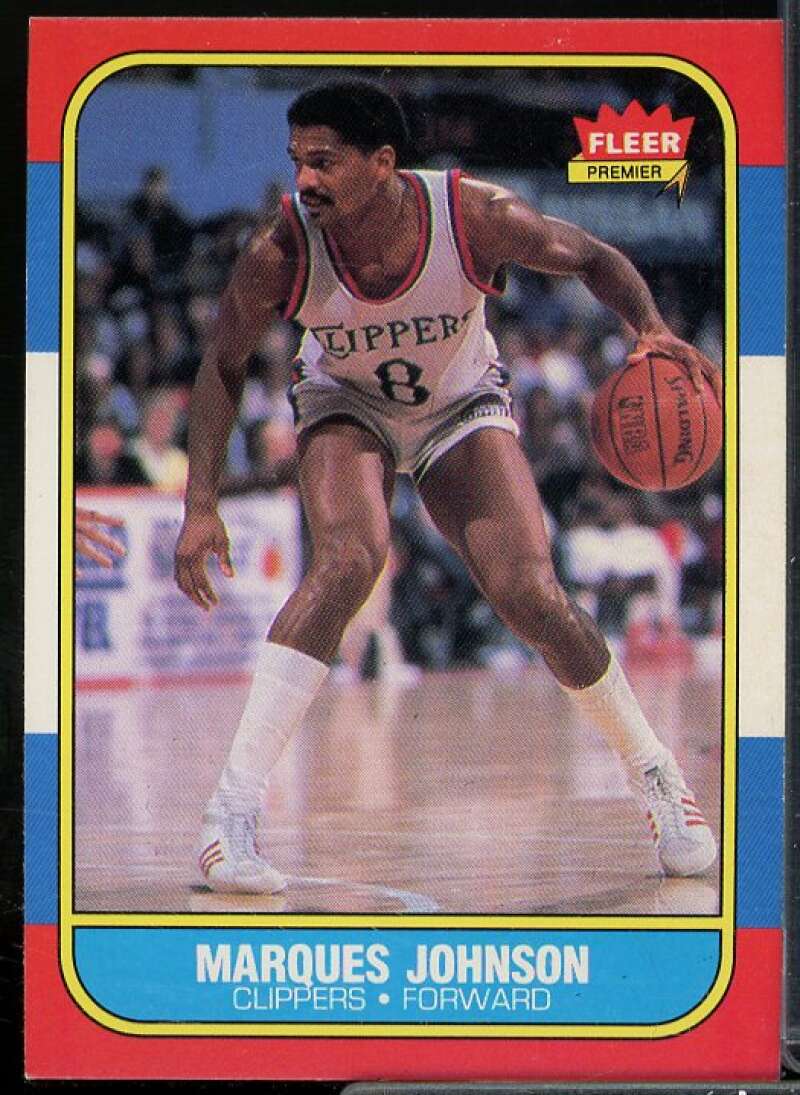 Marques Johnson Card 1986-87 Fleer #54  Image 1