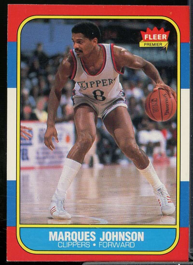 Marques Johnson Card 1986-87 Fleer #54  Image 1