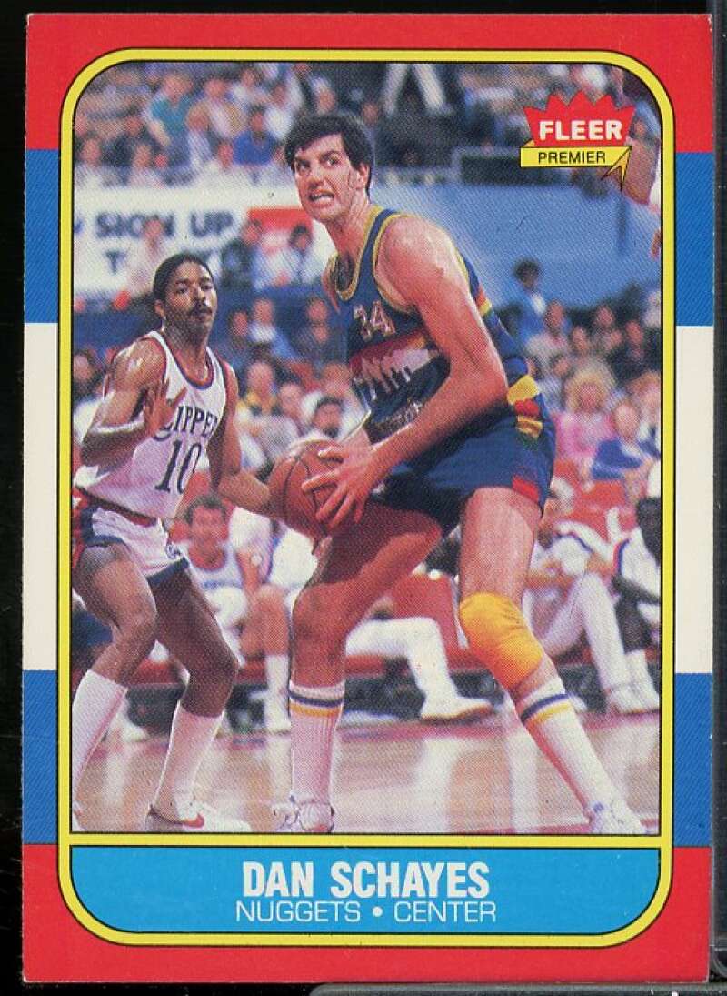 Danny Schayes Rookie Card 1986-87 Fleer #98  Image 1