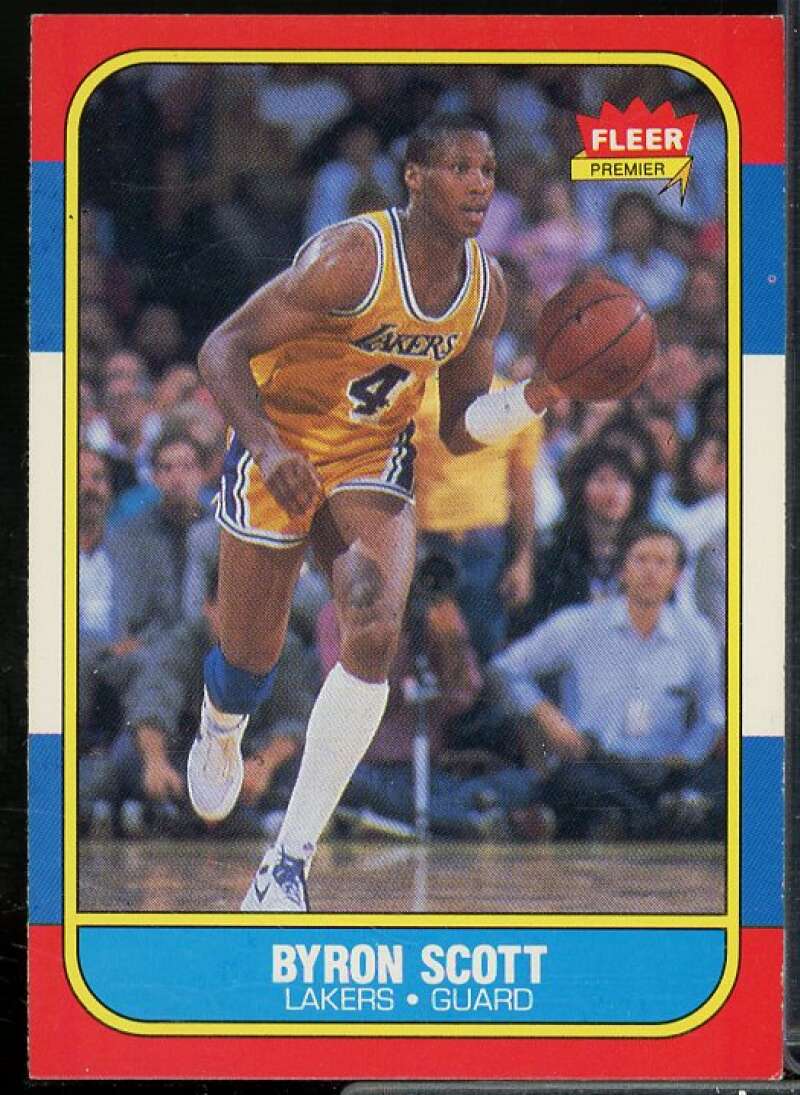 Byron Scott Rookie Card 1986-87 Fleer #99  Image 1