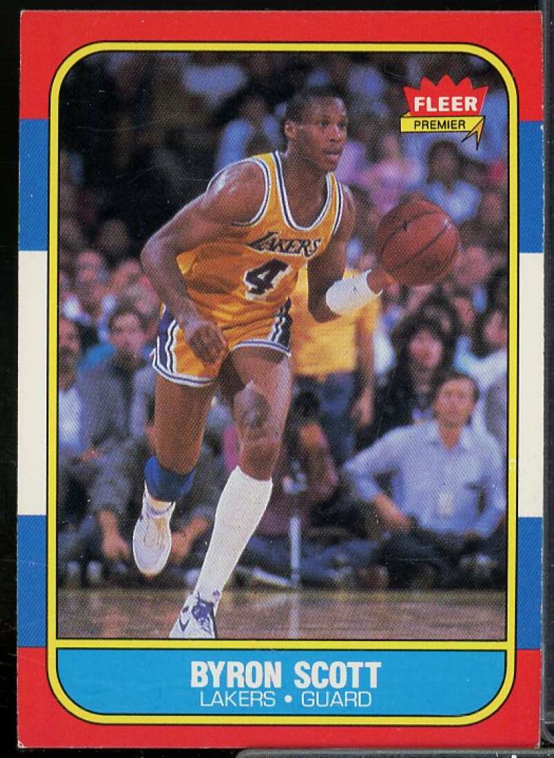 Byron Scott Rookie Card 1986-87 Fleer #99  Image 1