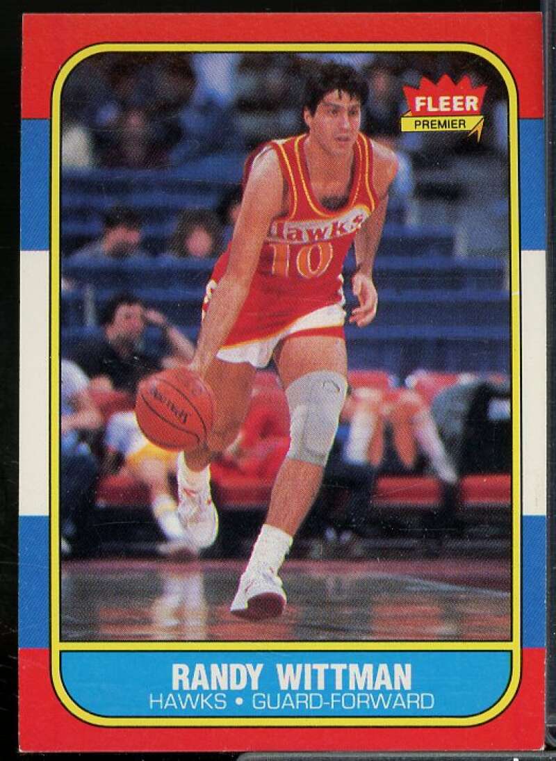 Randy Wittman Card 1986-87 Fleer #127  Image 1